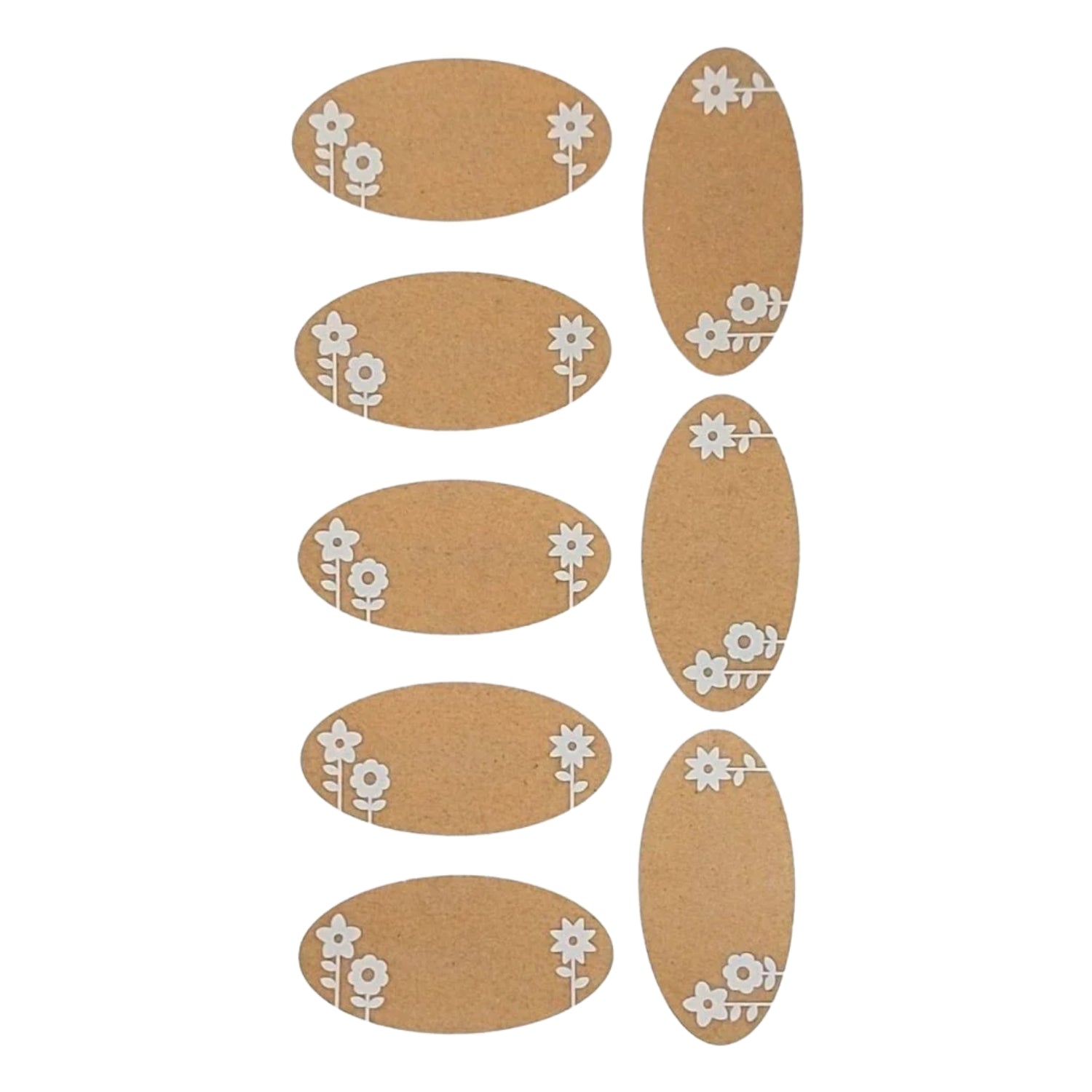 Kraft Jelly Jar Labels / Etiquetas Kraft Para Tarros De Mermelada Estampas Sticko