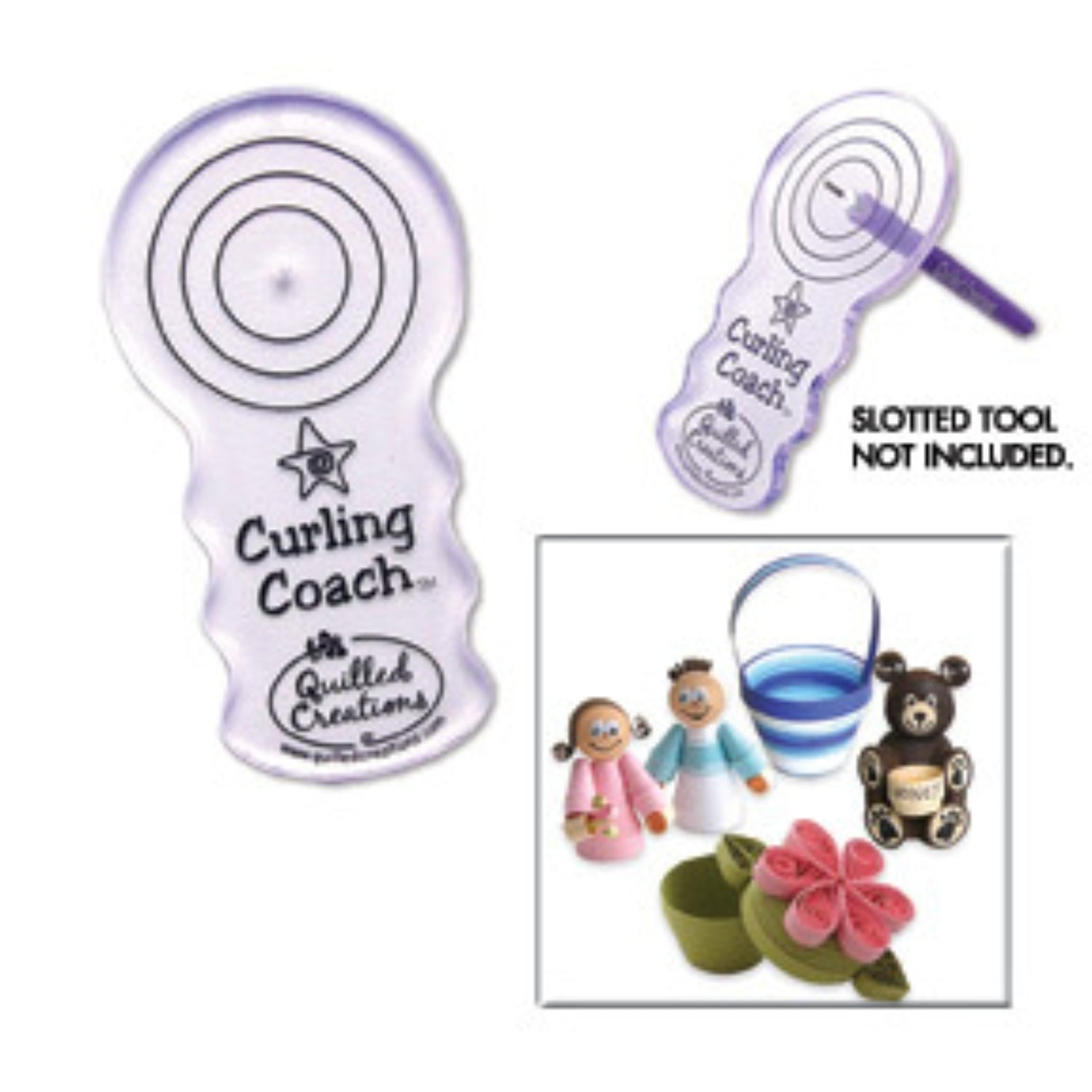 Curling Coach Tool / Herramienta Entrenadora para Filigrana Filigrana Quilled Creations