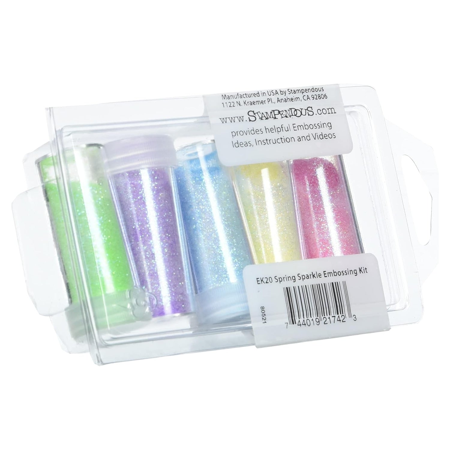 Embossing Powder Spring Sparkle Set / 5 Polvos de Embossing Primavera Polvos de Embossing Stampendous