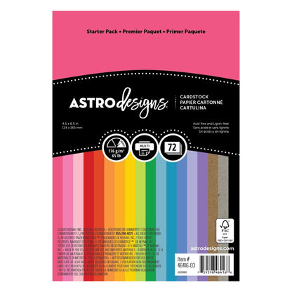 Neenah Astrodesigns Cardstock Pack / Paquete de Cartulinas de Colores Papel Neenah Paper