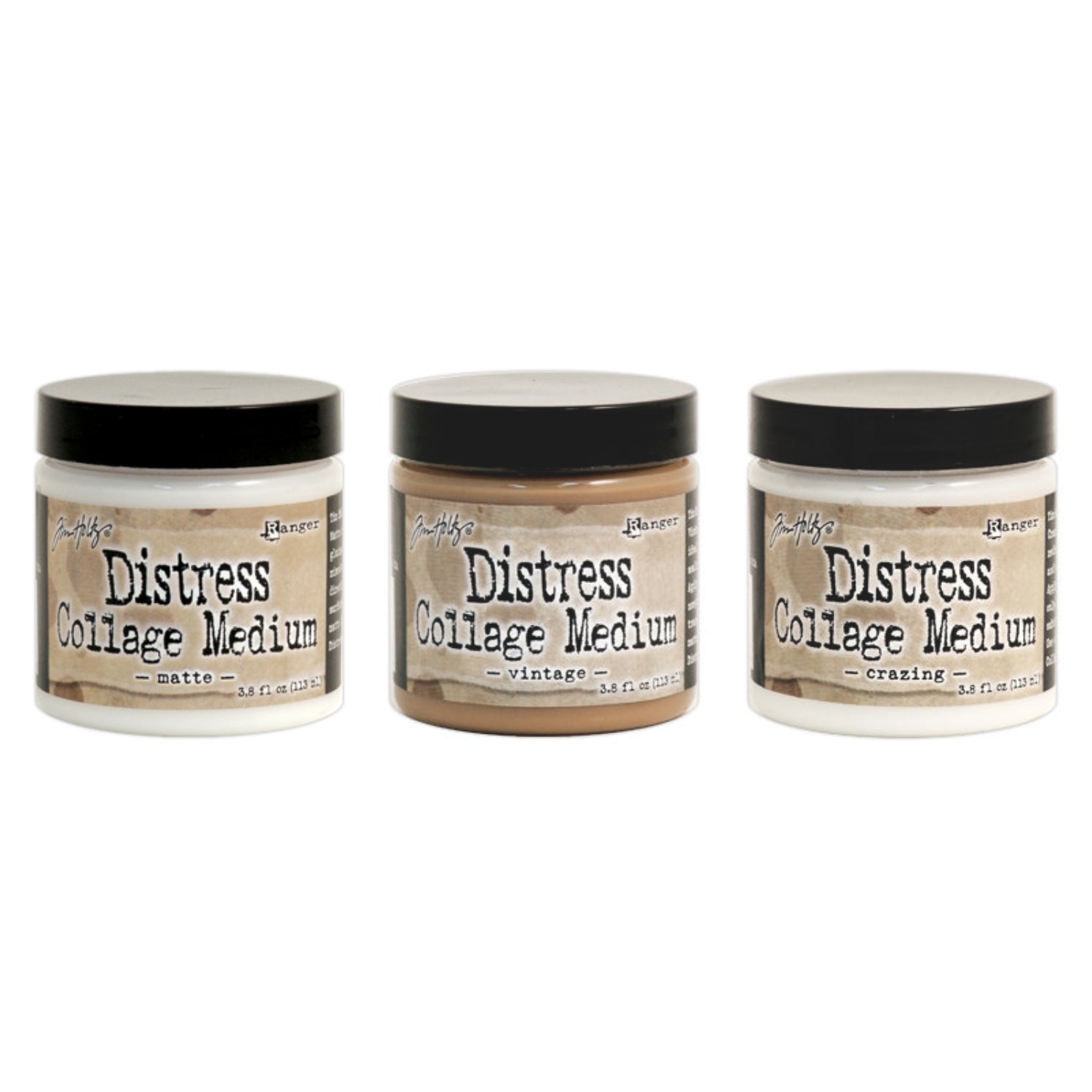 Tim Holtz - Distress Collage Medium / Gel para Pegar Estratificar y Sellar Adhesivos / Pegamentos Ranger