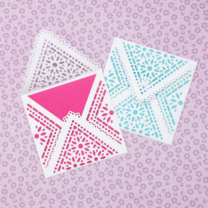Splendid Cards &amp; Envelopes / Tarjetas y Sobres Caladas Regalos American Crafts