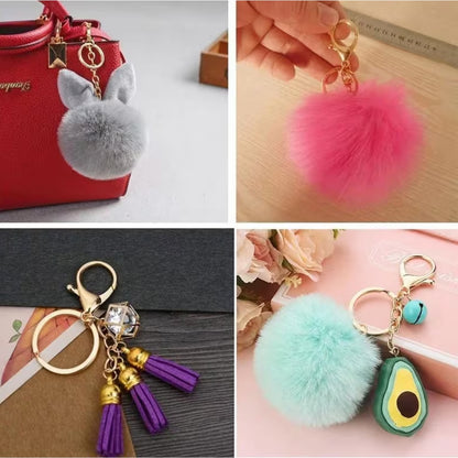 5pz Herraje para Llaveros color Dorado Accesorios Hobbees