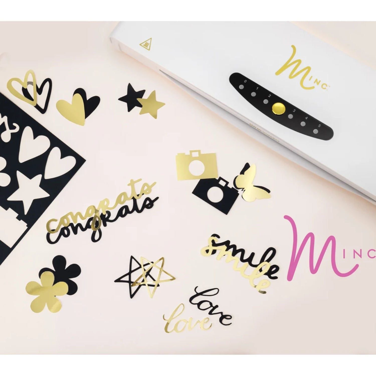 We R Minc Toner Sheets / 6 Hojas Tóner Negro 6 x 6" Foil Heidi Swapp