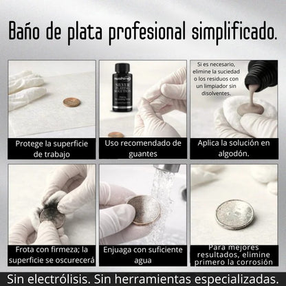 Silver Plating Solution / Liquido Plateador