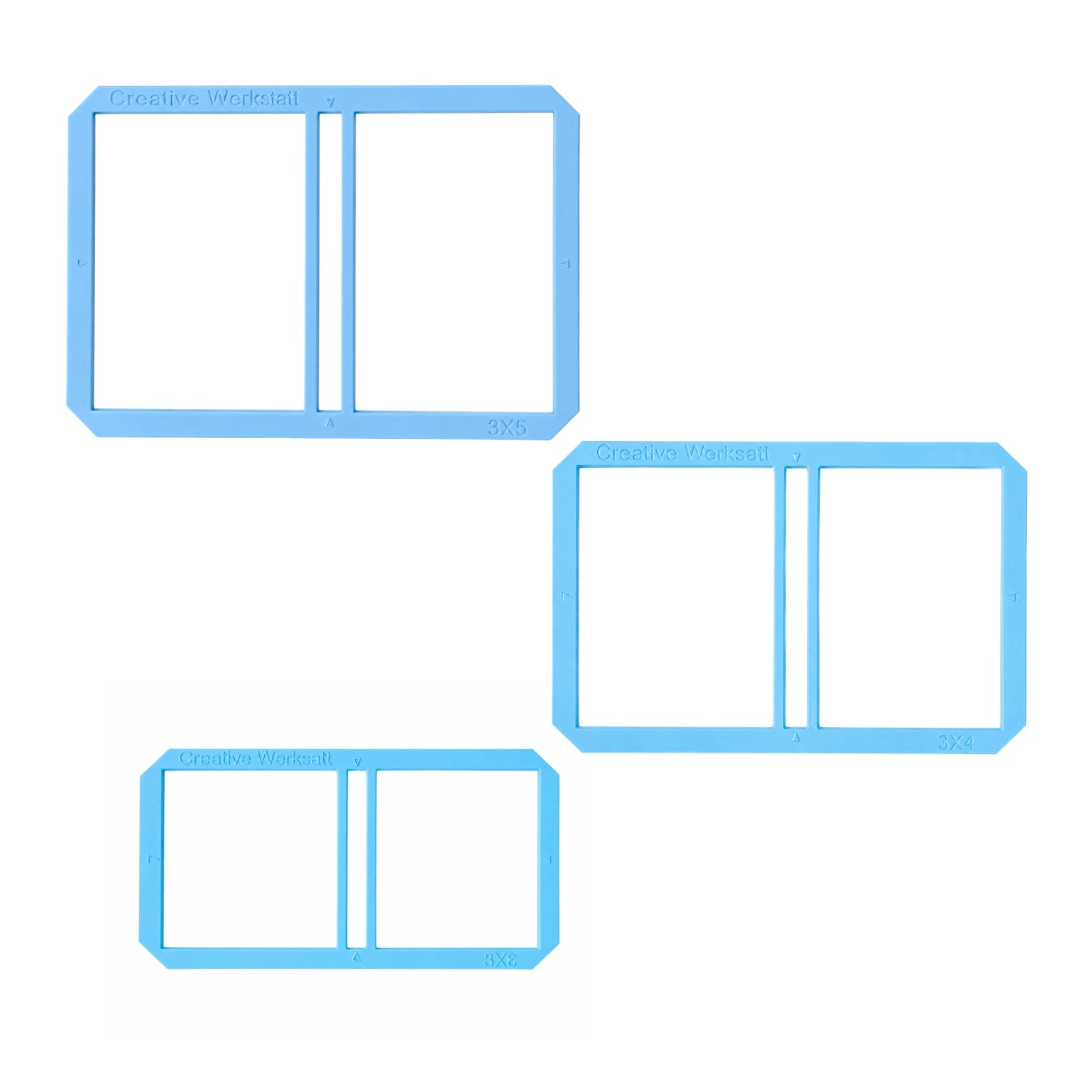 3 Guías para Libretas Post It Azul Encuadernacion Hobbees