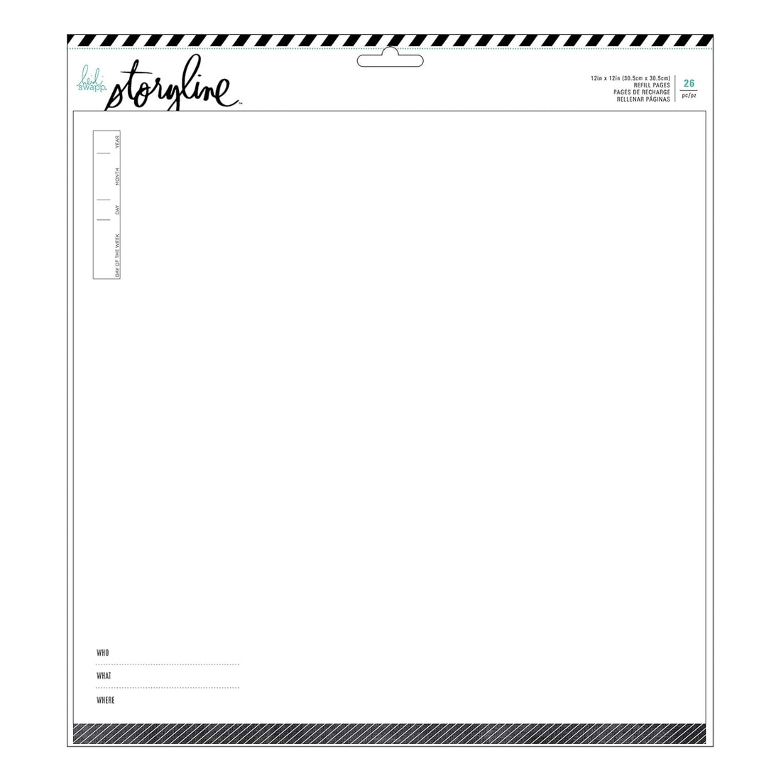 EA Storyline 2 Refill Pack / Repuestos para Album Albumes Heidi Swapp