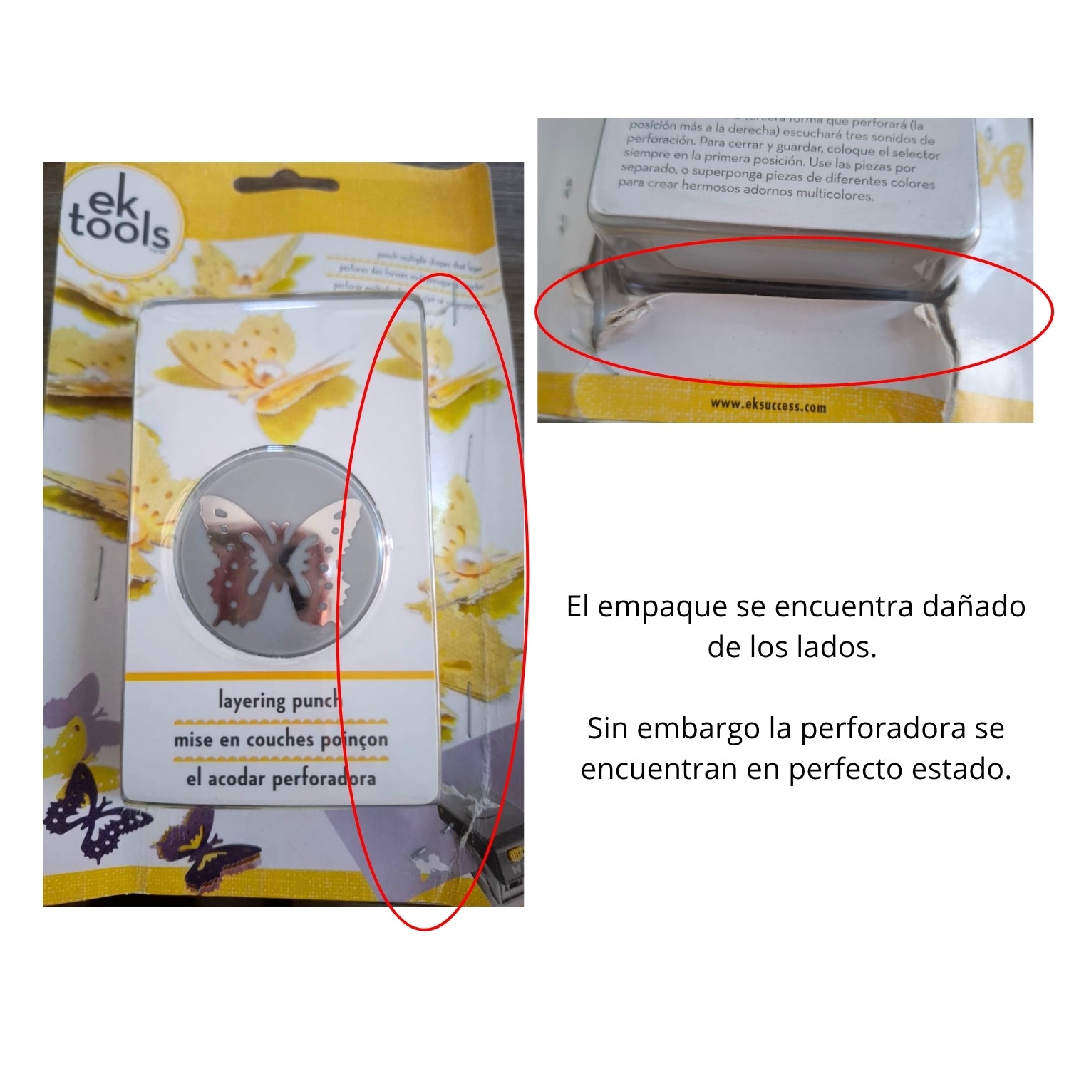 EA Butterfly Layering Punch / Perforadora 3 en 1 Mariposas