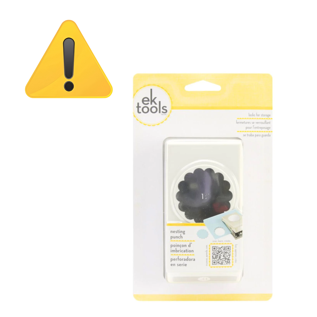EA Slim Punch Scalloped Circle 1 3/4" / Perforadora de Círculo de Escalopa 4.44 cm