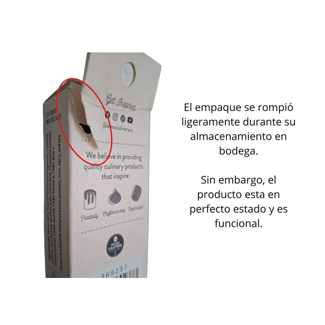 EA Silver Edible Paint / Pintura Comestible Plateada