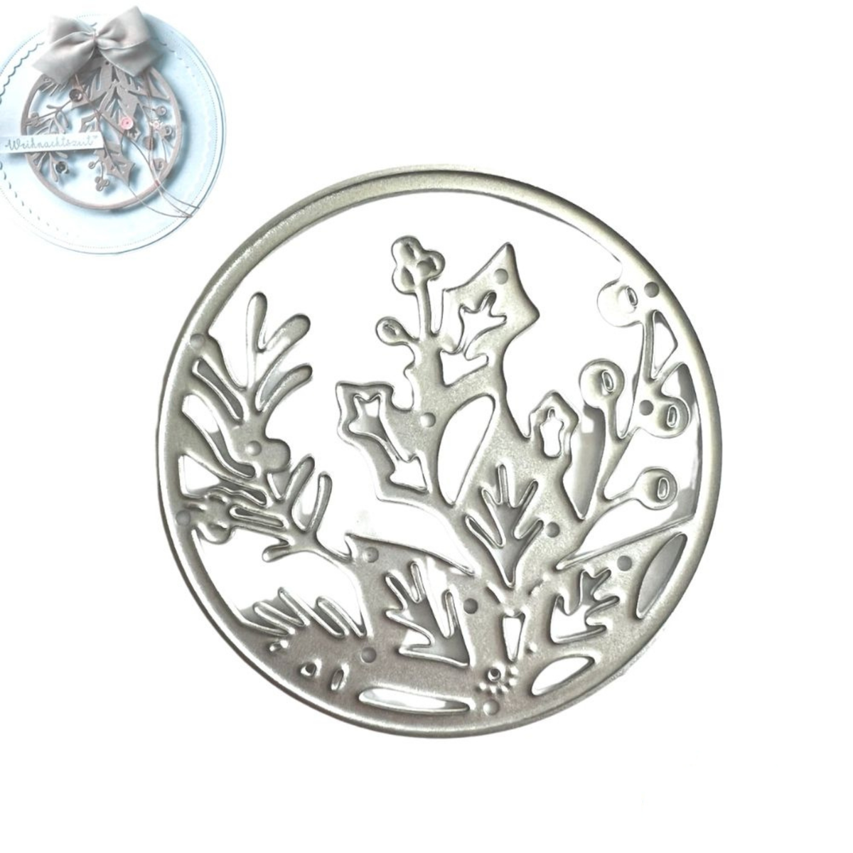 Suaje de Círculo Decorativo con Naturaleza Dados de Corte / Suajes / Troqueles Hobbees