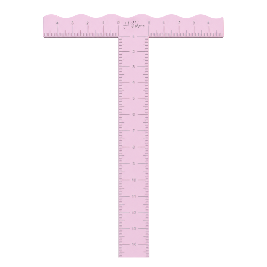 Regla "T" 15cm Rosa Encuadernacion Hobbees