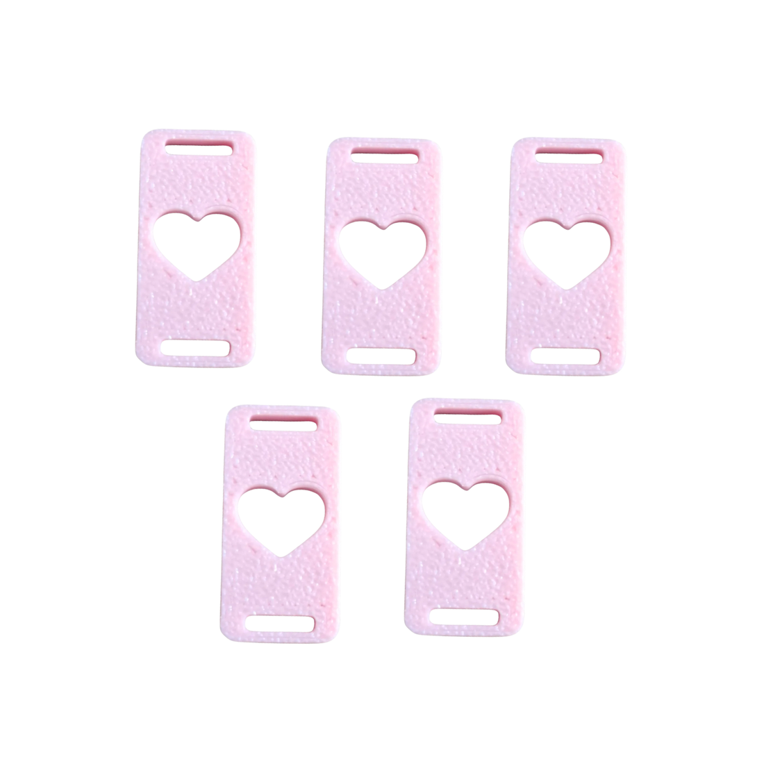 5 Charms Corazón para Encuadernación Rosa Encuadernacion Hobbees