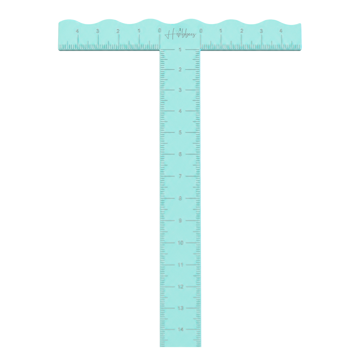 Regla "T" 15cm Aqua