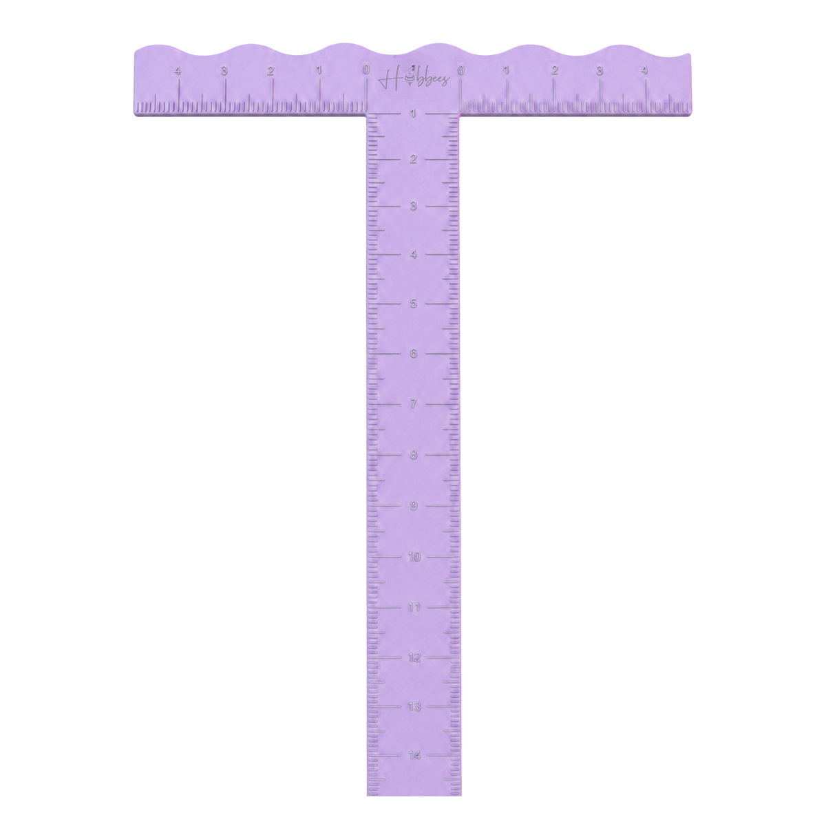Regla "T" 15cm Lila