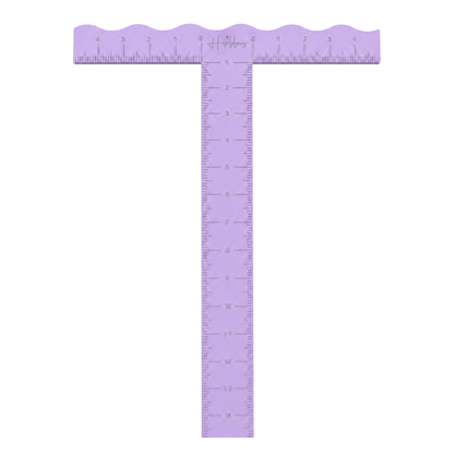 Regla "T" 15cm Lila