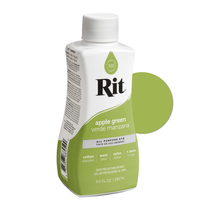 Rit Dye Liquid Apple Green / Líquido para Teñir Verde Manzana Pintura para Tela Rit