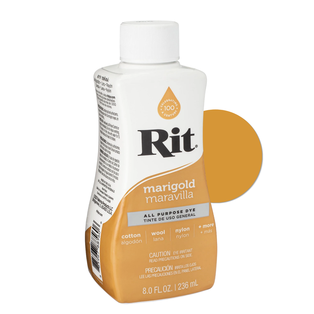 Rit Dye Liquid Marigold / Líquido para Teñir Maravilla Pintura para Tela Rit
