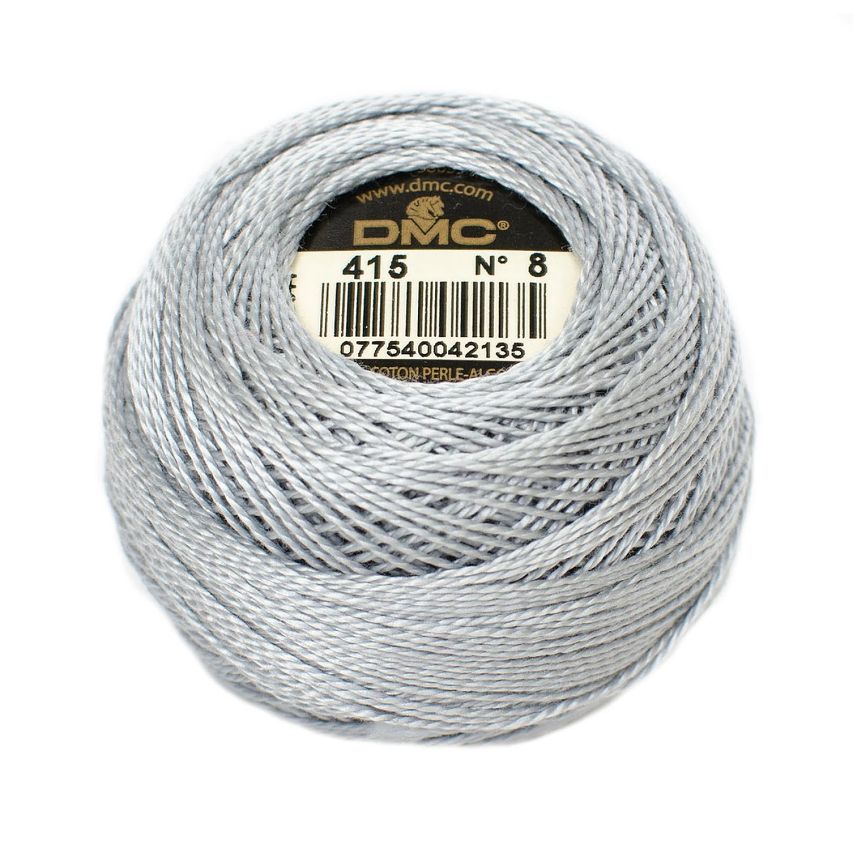 Pearl Cotton Balls No.8 Pearl Gray / Hilo Perlé No.8 Gris Perla Listones e Hilos DMC
