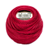 Pearl Cotton Balls No.8 Dark Christmas Red / Hilo Perlé No.8 Rojo Navidad Listones e Hilos DMC