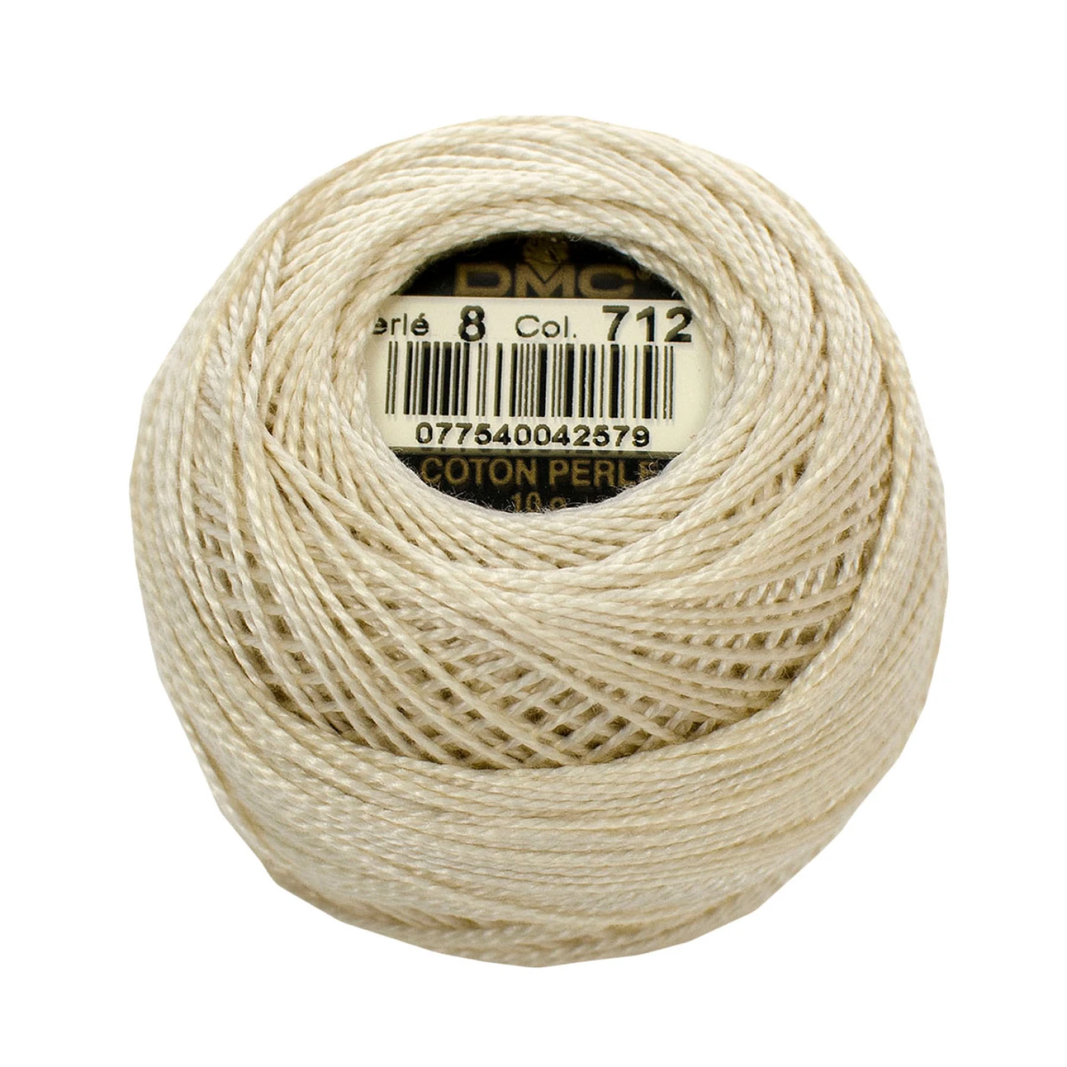 Pearl Cotton Balls No.8 Cream / Hilo Perlé No.8 Crema Listones e Hilos DMC