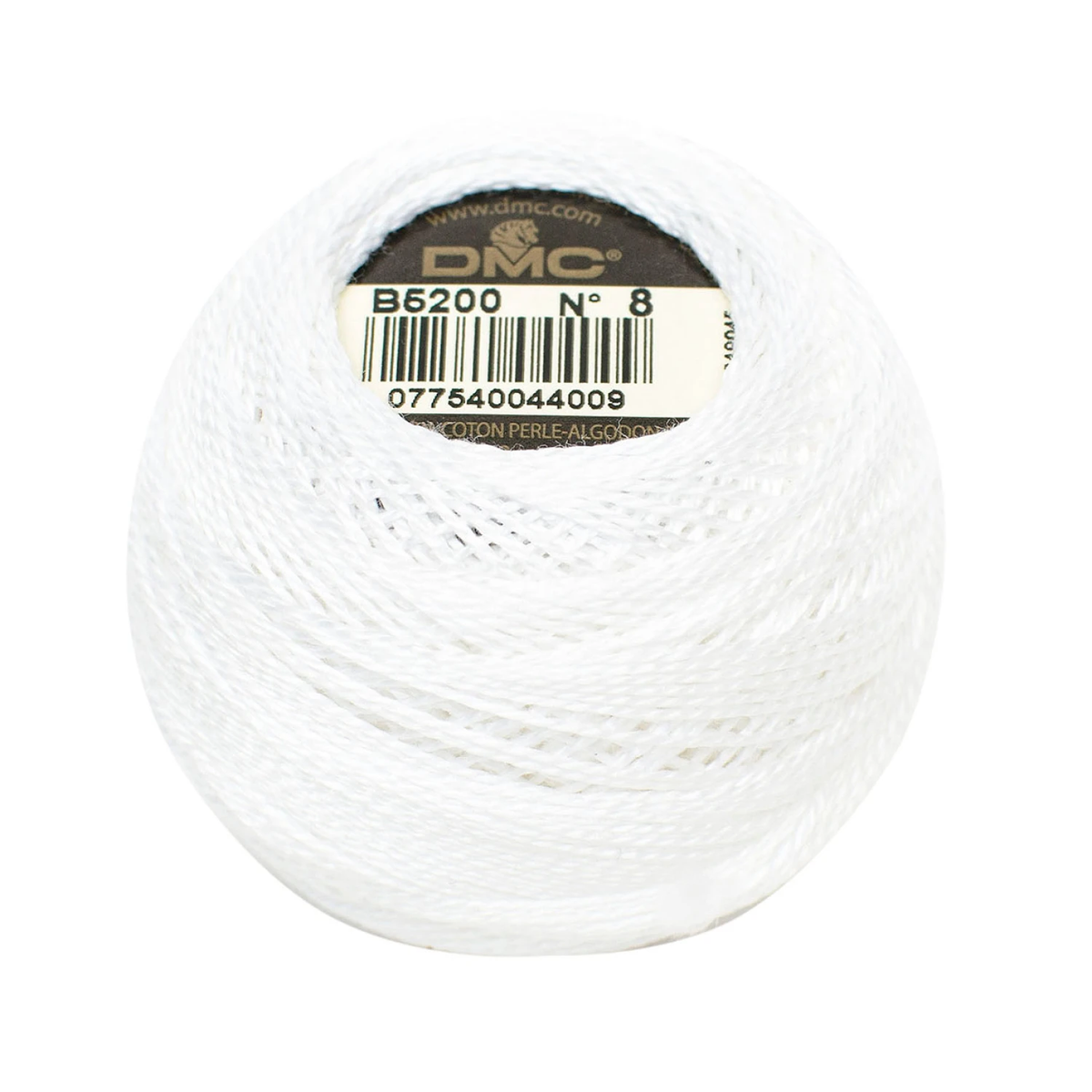Pearl Cotton Balls No.8 Snow White / Hilo Perlé No.8 Blanco Listones e Hilos DMC