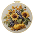 Kit Bordado Sunflower Embroidery Kit 20cm Costura Dowdell