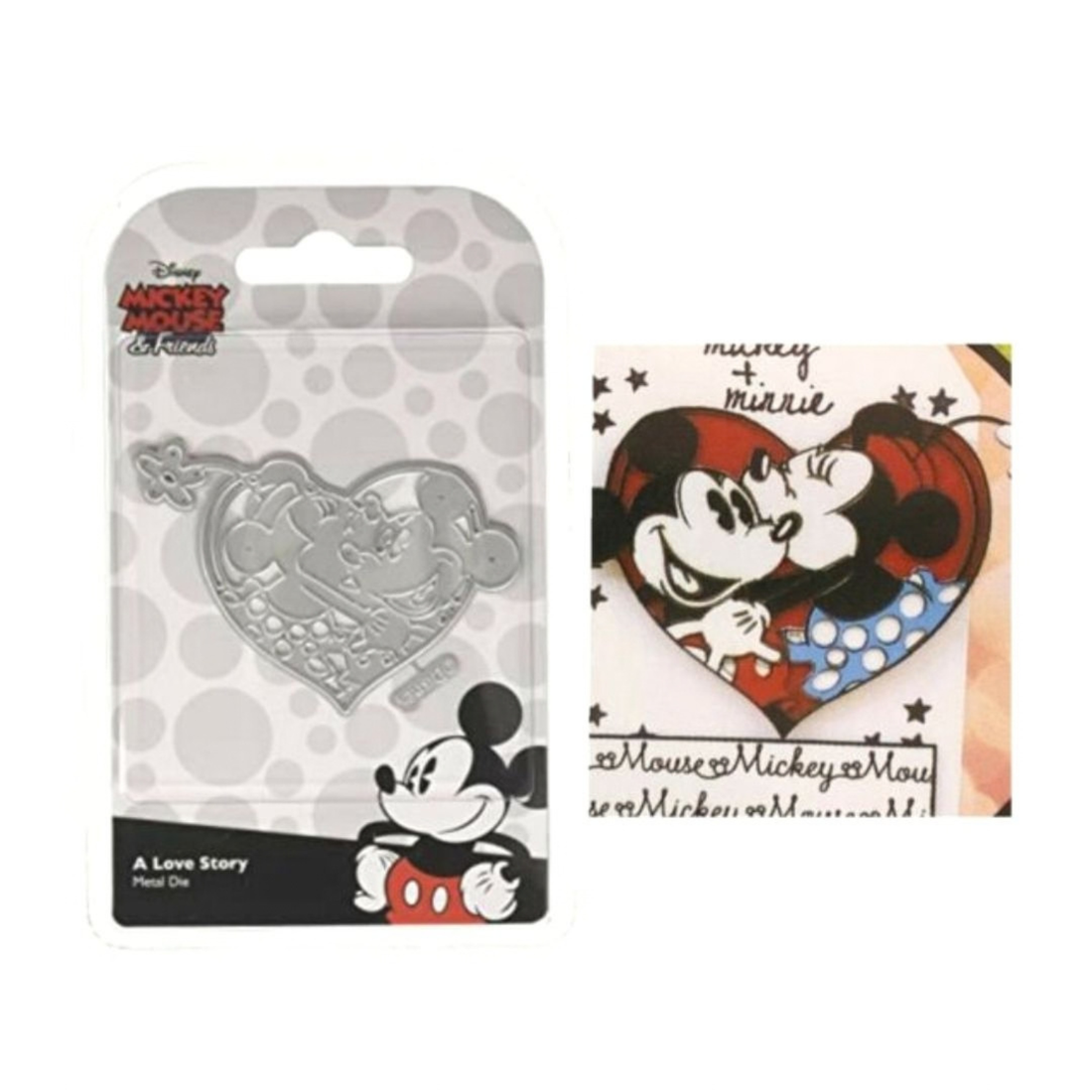 A Love Story Mickey and Minne / Suaje de Corte Historia de Amor Mickey y Minne Dados de Corte / Suajes / Troqueles Disney