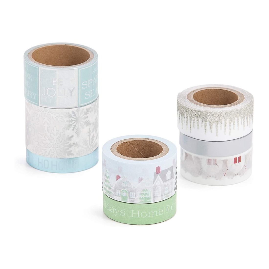 8 Christmas Washi Tape / 8 Cintas Adhesivas Washi Washi Tape Martha Stewart