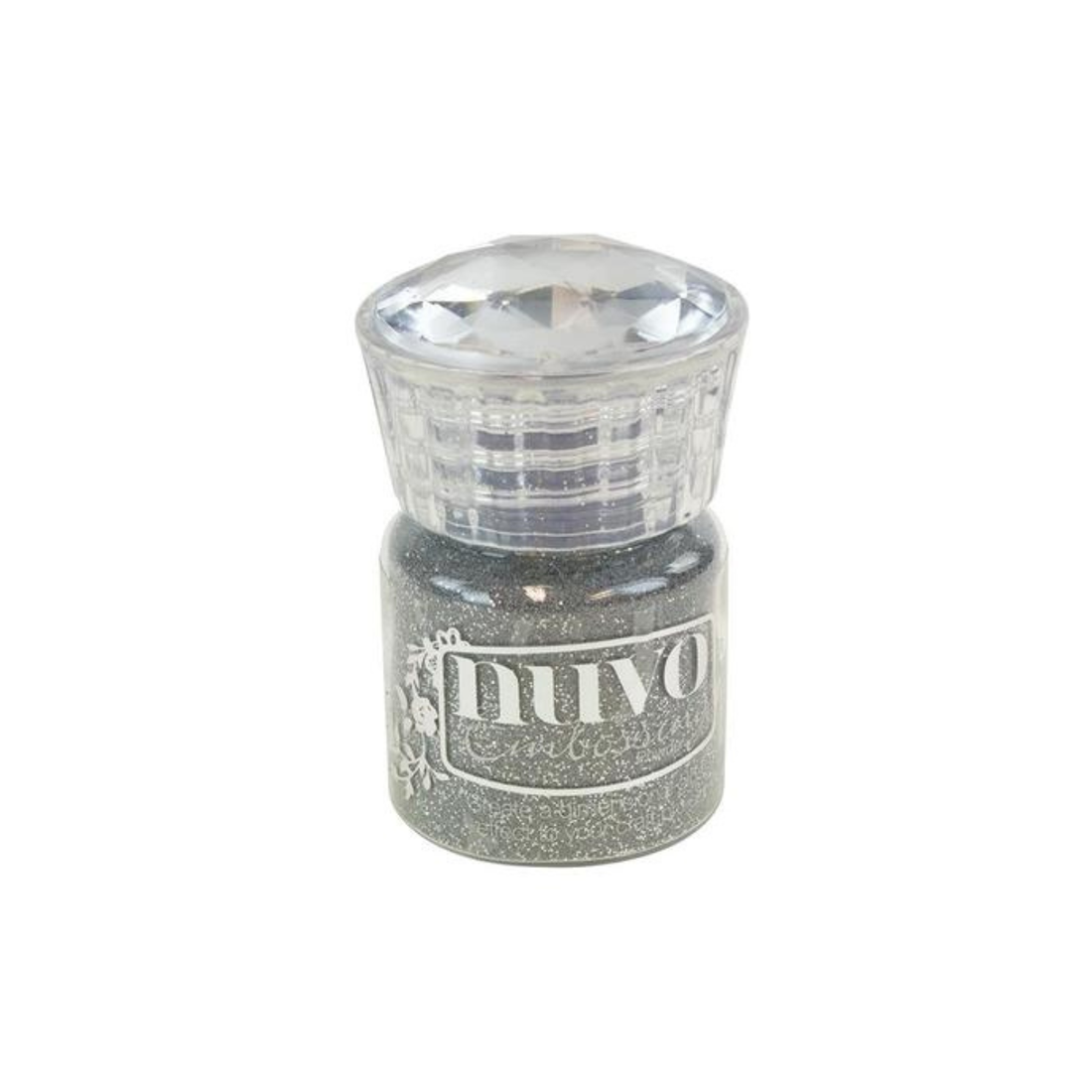Embossing Powder Silver Moonlight / Polvo de Realce Plateado Polvos de Embossing Nuvo