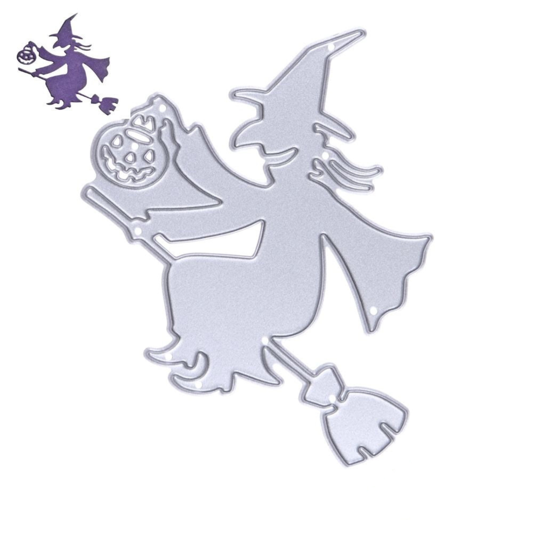 Suaje de Bruja Volando 