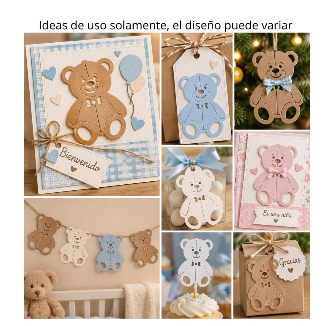 Suaje o Troquel de Osito Risueño