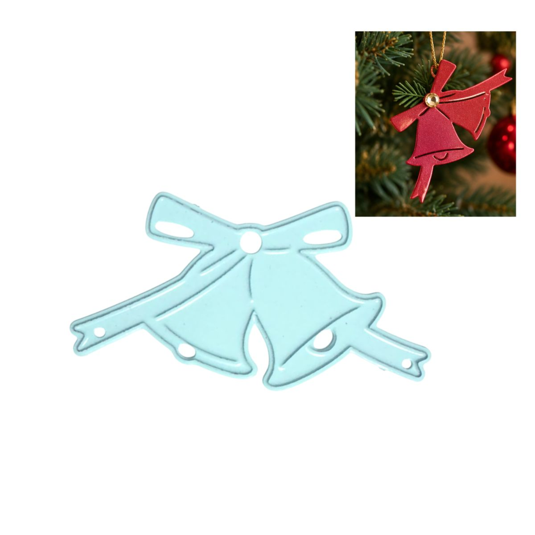 Suaje o Troquel de Campanas Navideñas