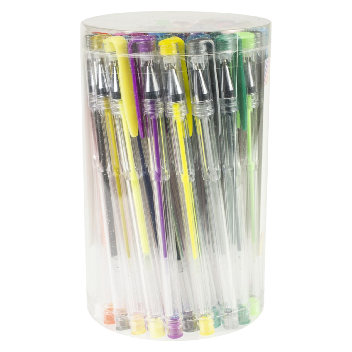 Office Gel Pens Tube / 48 Plumas Gel de Colores