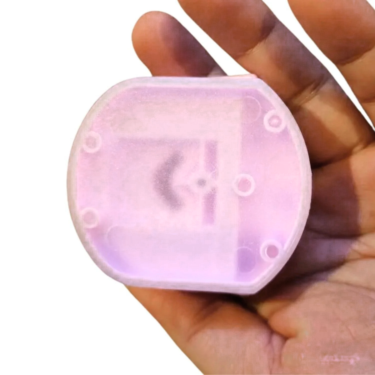 Mini Perforadora Redondeadora de Esquinas Rosa