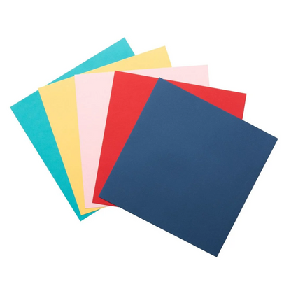 Smooth Cardstock Jewel Tone / Hojas Cartulina Colores Joya 12"
