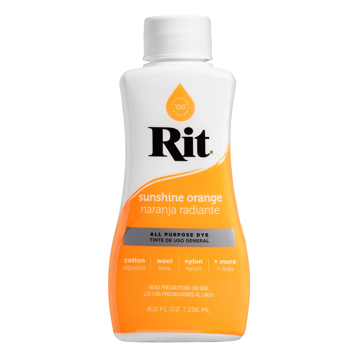 Rit Dye Liquid Sunshine Orange / Líquido para Teñir Naranja Radiante