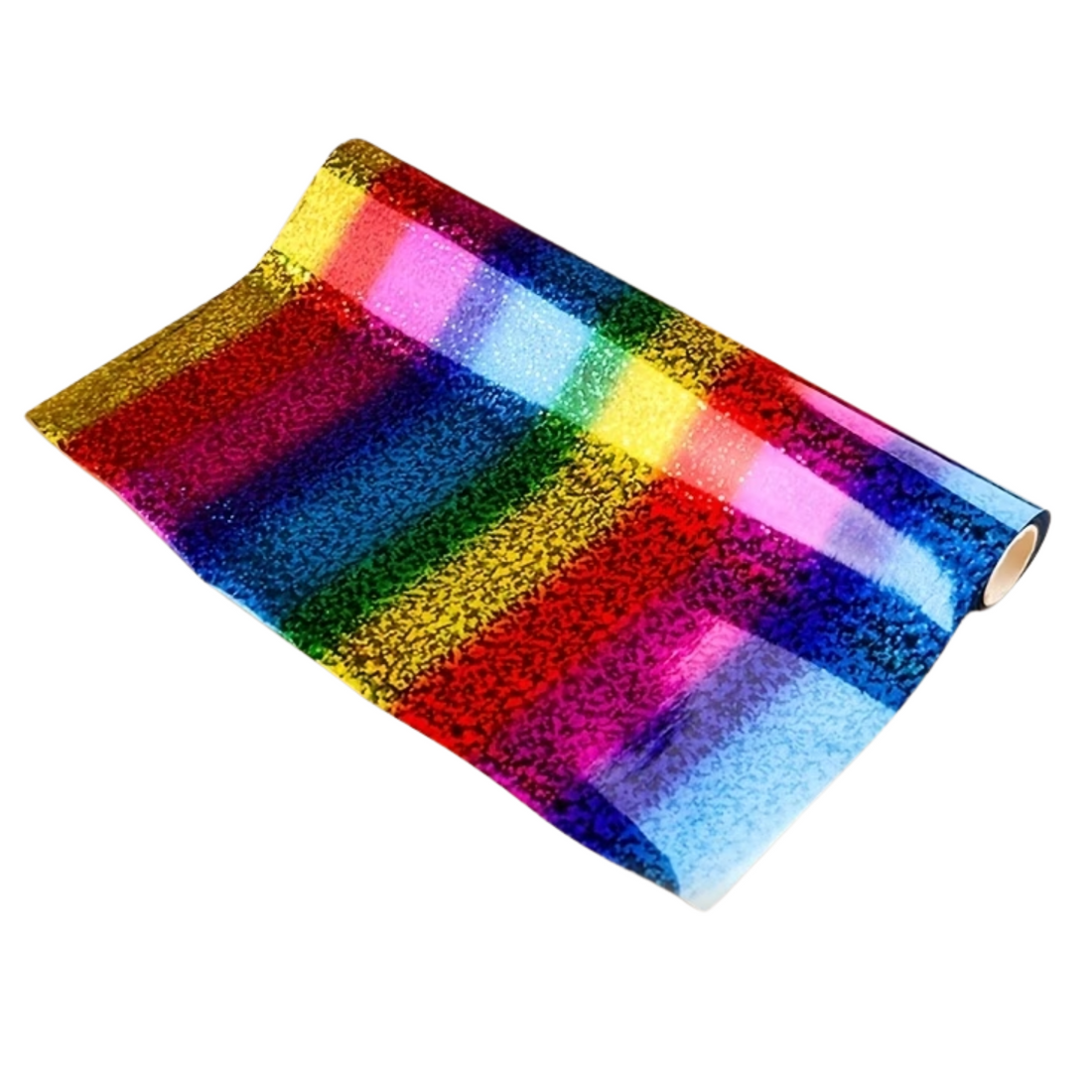 Rollo de Foil para Tinta Toner Arcoiris Sparkle 19.5cm x 5m Foil Hobbees