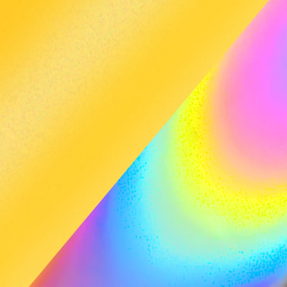 Rainbow Yellow Reflective Adhesive Vinyl / Vinil Amarillo Arcoíris Reflectante Viniles Teckwrap