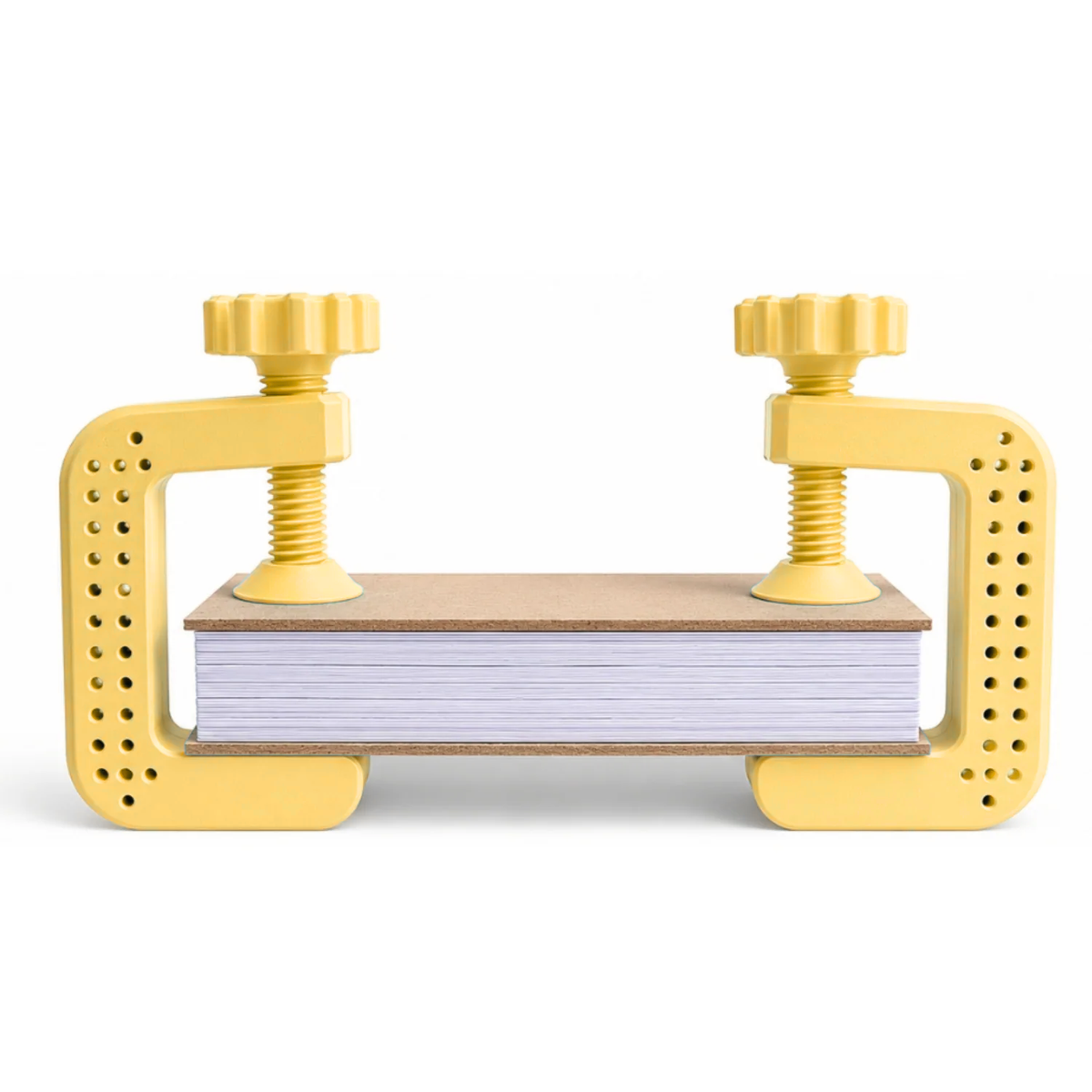 Set de 2 Mini Prensas Amarillo para Encuadernación