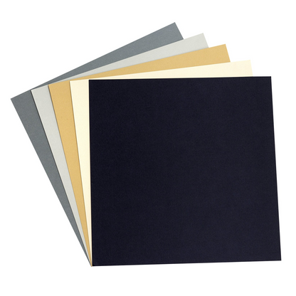 Precision Neutral Texture Cardstock 12" / Hojas de Cartulina de Colores Precision Neutro hojas American Crafts