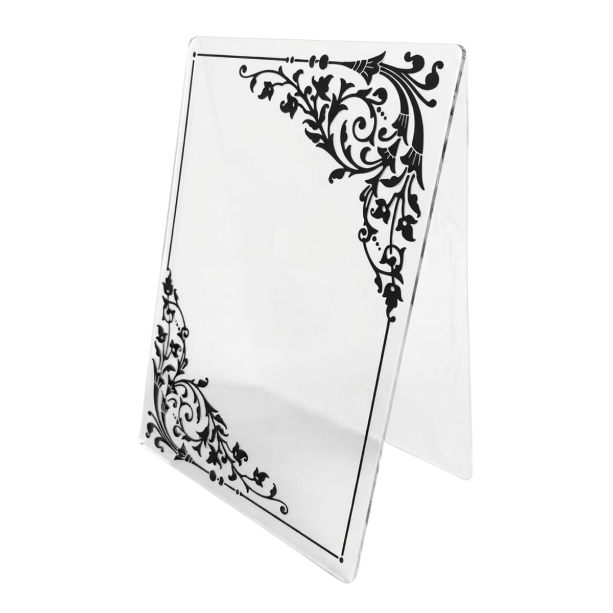 Folder de Grabado de Esquinas Floral Folders de Grabado Hobbees