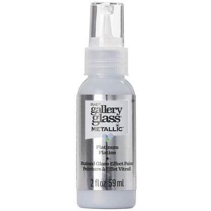 Gallery Glass Paint Platinum / Pintura para Vitral Platino Vitral Folk Art