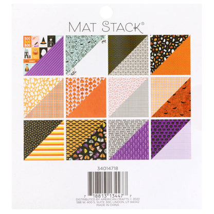 Cardstock Stack Happy Haunts Copper Foil 6" / Cartulina Doble Cara Happy Haunts Descontinuado DCWV