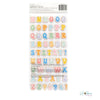 Thickers Groovy Alphabet Stickers / Calcomanias Esponjadas De Alfabeto