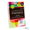 Single-Sided Mat Stack Jewels /  Block de Cartulina Multicolor 4.5&quot;
