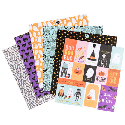 Cardstock Stack Happy Haunts Copper Foil 6" / Cartulina Doble Cara Happy Haunts Descontinuado DCWV