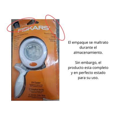 EA Circle Large Easy Squeeze Punch 1.5" / Perforadora Círculo Grande 3.8cm Herramientas Fiskars
