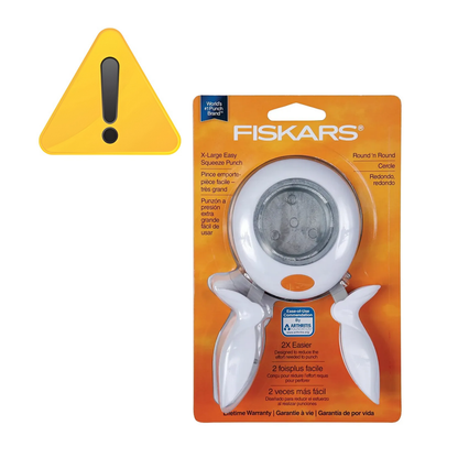 EA Circle Large Easy Squeeze Punch 1.5" / Perforadora Círculo Grande 3.8cm Herramientas Fiskars