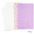 Sticky Folio / Carpeta Lila para Hacer Stickers Adhesivos / Pegamentos We R Makers